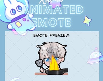 Xavier | Love and Deepspace | Ready to Use Cute Chibi Animated Emote for Discord/Youtube/Twitch