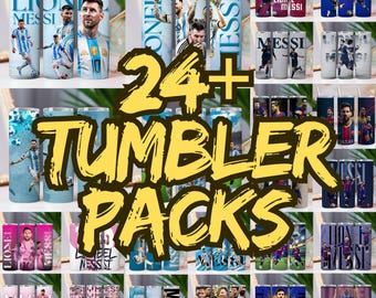 Sublimeringspapper PNG, 24-pack, 20oz fotbollsmästaredesign | Sublimeringspapper PNG | Digital nedladdning