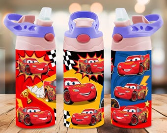 Lightning McQueen 12oz drinkbeker wrap PNG | Cars Racing Nummer 95 Rode Raceauto Kinderdrinkbeker sublimatie ontwerp | Digitale download