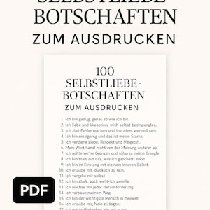 100 self-love messages to print
