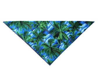 Hawaiian Dog Bandana - (standard tie on bandana)