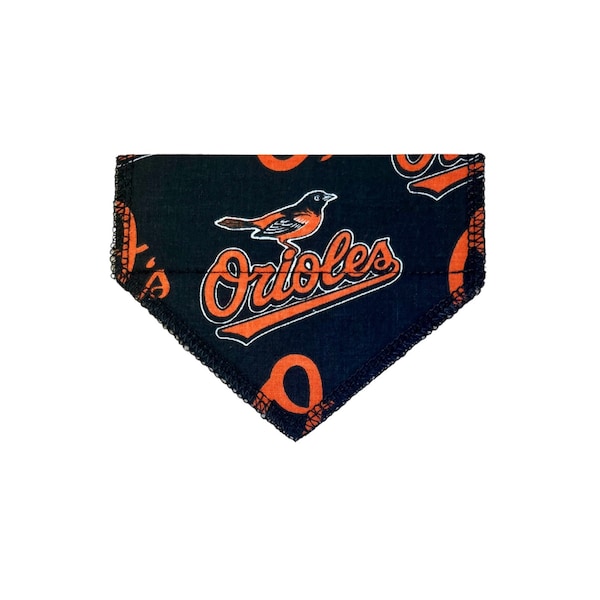 Baltimore Orioles Cat Collar Bandana (slides onto cat's existing collar)