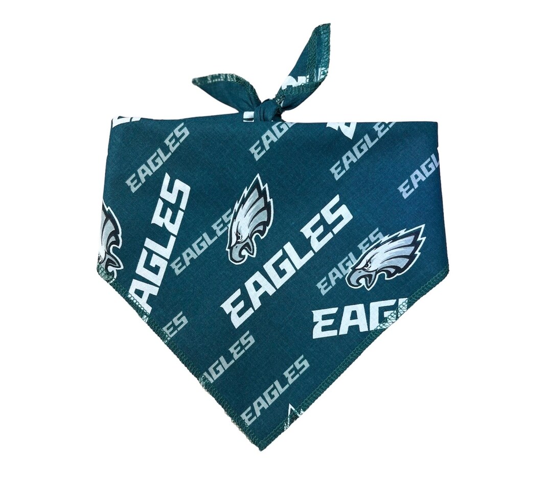Philadelphia Eagles Dog Bandana standard Tieon Bandana Available With