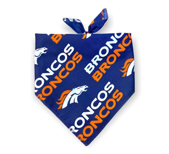 Denver broncos dog bandana sale