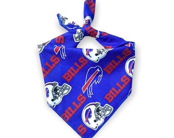 Buffalo Bills Dog Bandana (standard tie-on bandana)