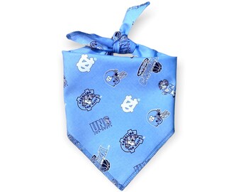 University of North Carolina Tar Heels Dog Bandana (standard tie-on bandana)