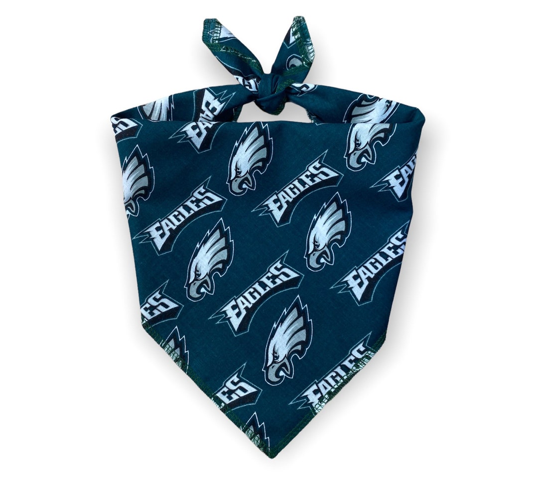 Philadelphia Eagles Dog Bandana standard Tieon Bandana Etsy