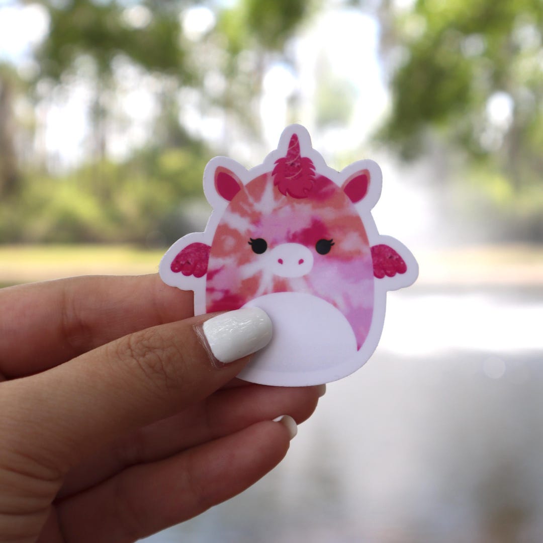 Henley Sticker Henley | Squishmallow Sticker | Pink Alicorn Sticker | Waterproof ...