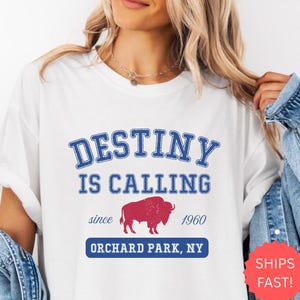 Camiseta &quot;El destino te llama&quot; de Buffalo, ropa familiar para el día del partido de fútbol americano de Buffalo, camiseta infantil de Buffalo, camiseta &quot;Mafia&quot; de los playoffs de Buffalo, 716 Buffalo Fan