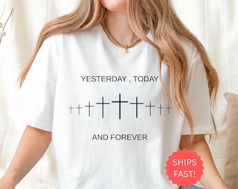 Faith Cross Shirt: Christian Bible Verse Unisex Tee