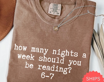 Lezen 6-7; grappige comfortkleuren T-shirt, shirt leraar, shirt schoolbibliothecaris, shirt leraar Engels, shirt grappig 67