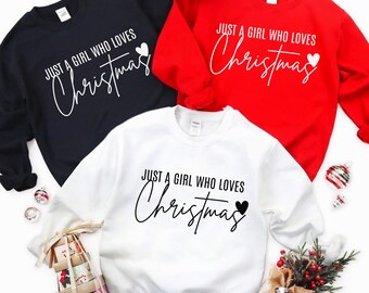 Sudadera navideña para mujer, regalo para mujer, camiseta navideña para mujer, camiseta para amantes de la Navidad.