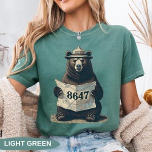 8647 FDT-skjorta, Comfort Colors® FDT-björnskjorta, Skydda vår nationalpark-t-shirt, Anti-Trump-skjorta, Motstå-skjorta, Miljömedvetenhet bild 9