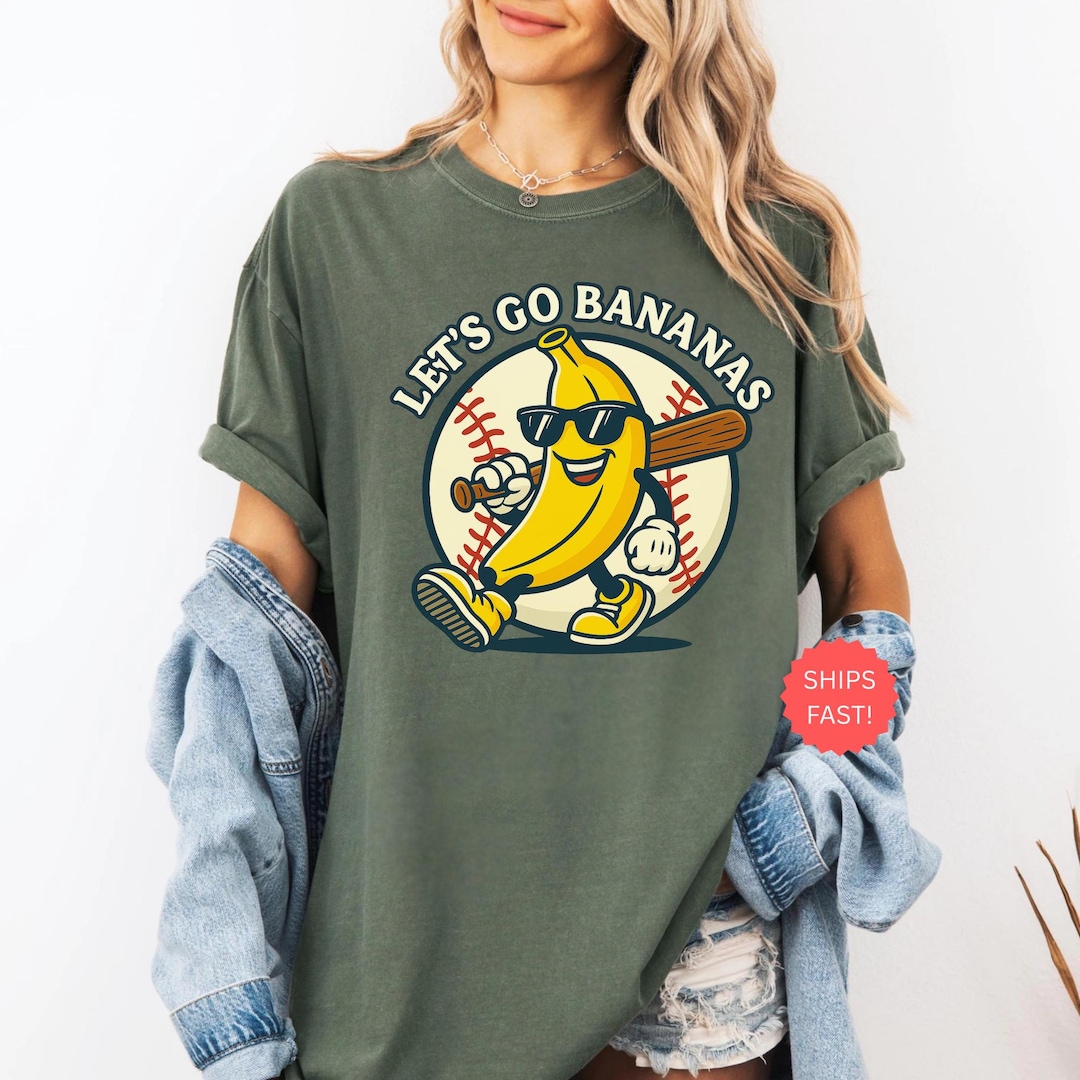 Comfort Colors Lets Go Savannah Bananas Shirt, Funny Baseball