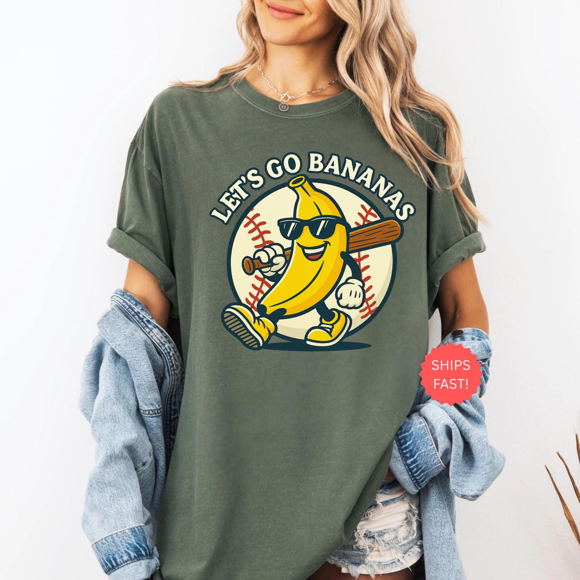 Comfort Colors Lets Go Savannah Bananas Shirt, Funny Baseball
