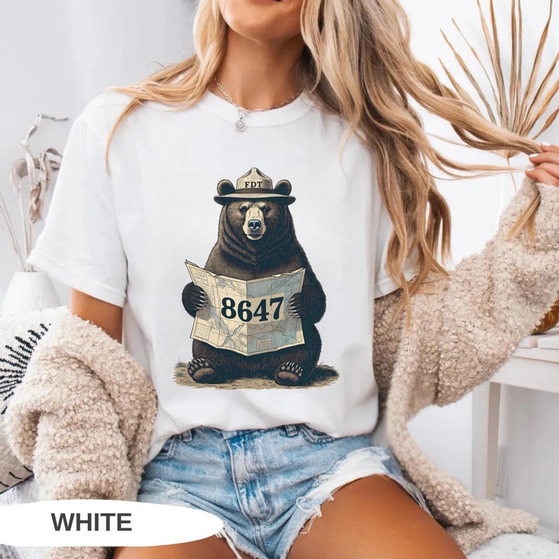 8647 FDT-skjorta, Comfort Colors® FDT-björnskjorta, Skydda vår nationalpark-t-shirt, Anti-Trump-skjorta, Motstå-skjorta, Miljömedvetenhet bild 11