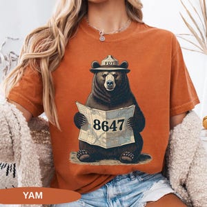 8647 FDT-skjorta, Comfort Colors® FDT-björnskjorta, Skydda vår nationalpark-t-shirt, Anti-Trump-skjorta, Motstå-skjorta, Miljömedvetenhet bild 10