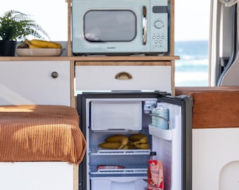 Campervan Kit with Front Unit Seating Area, Fridge Space and Side Kitchen Drawer