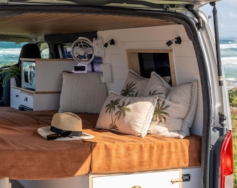 Side Sliding Bed Frame for Campervan Including Storage Drawer