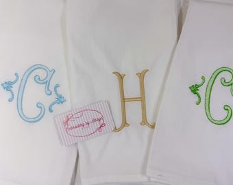 Custom Monogrammed Tea Towel