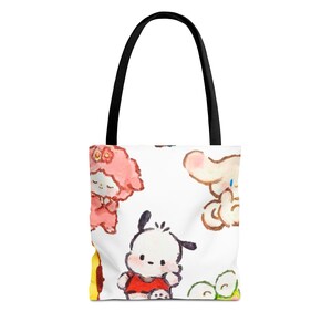 Sanrio Einkaufstasche, Bunte Einkaufstasche aus Segeltuch, Kawaii Einkaufstasche, Einkaufstasche, Einkaufstasche, Geschenk für Kinder
