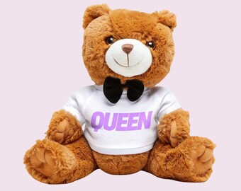 Osito de peluche Queen, regalo de San Valentín