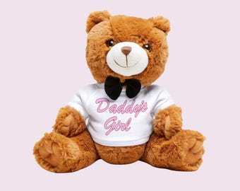 Osito de peluche de Papá Niña, regalo de San Valentín