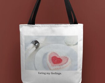 Bolsa de tela "Comiendo mis sentimientos"