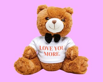 Te amo más osito de peluche regalo de San Valentín