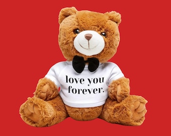 Osito de peluche "Te amo por siempre", regalo de San Valentín