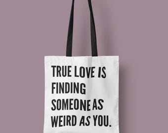 Bolsa de mano de amor verdadero