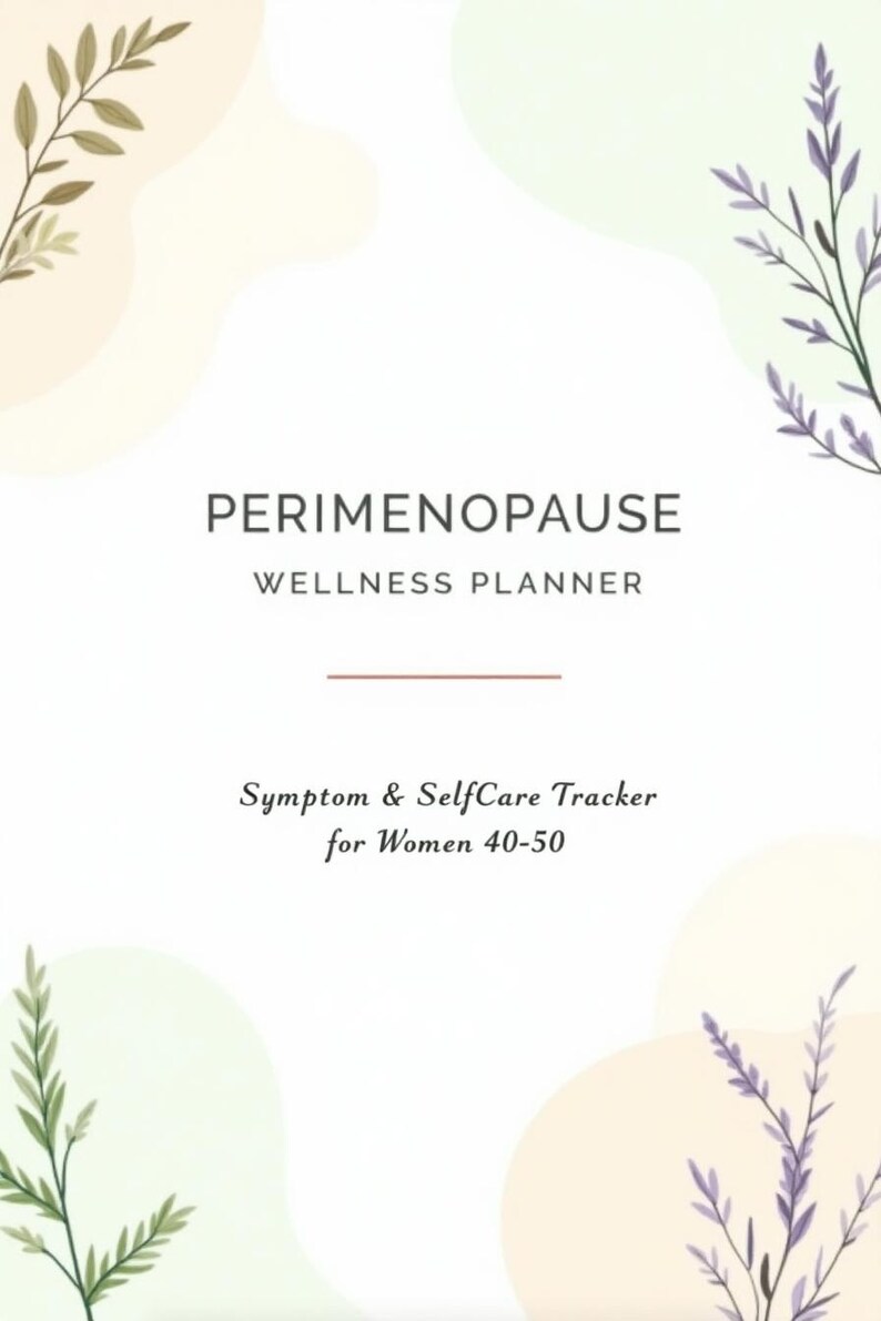 Perimenopause Planner Printable | Symptom and Hormone Tracker | Self ...