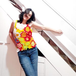 Crochet Tops Bundle (XS–5XL) • 4 PDF Patterns • Granny Square Top • PDF Tutorial • Irish  crochet pattern • Crochet shirt