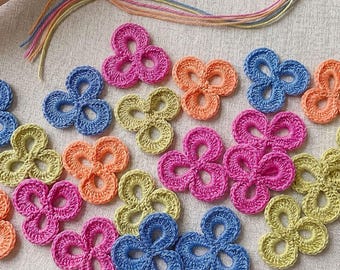 Shamrock Crochet Pattern PDF • Irish Crochet Clover Motif • English Spanish Tutorial • Crochet Appliqué Pattern
