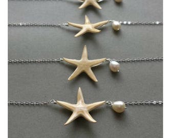 Real Starfish Bracelet, Beach Charm Bracelet or Anklet, Starfish Anklet