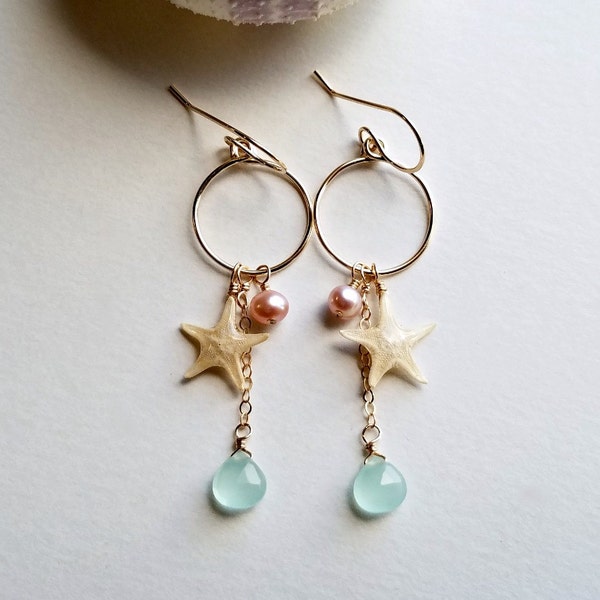 Starfish Earrings Etsy