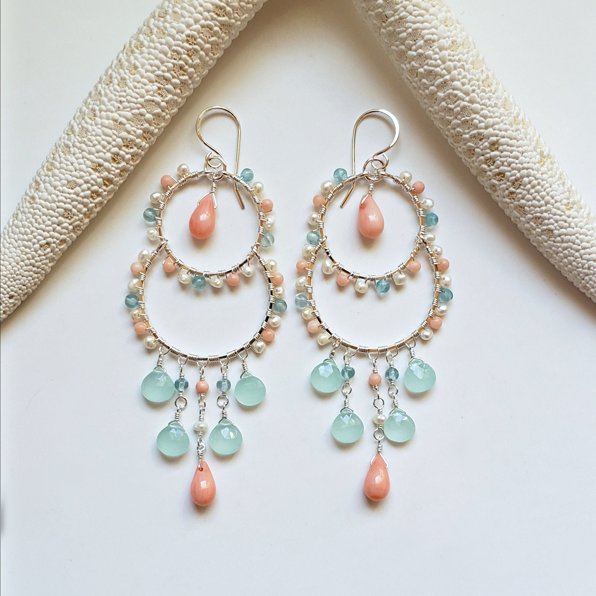 Tidebreaker Earrings - Pink
