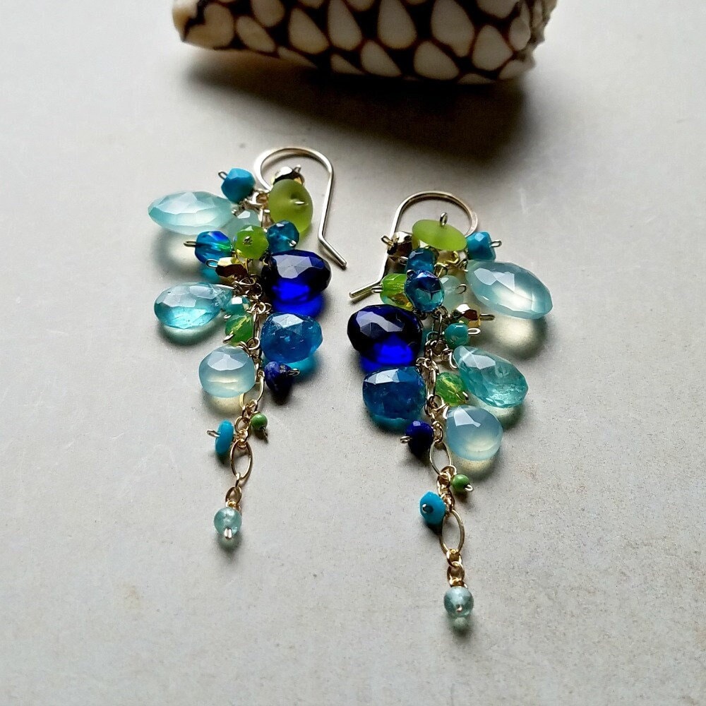 Aqua Blue Gemstones Etsy