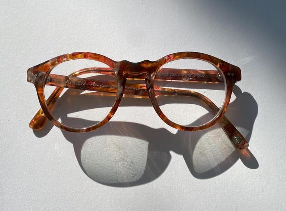 Ahlem “Rue du Bac” Red on Red Glasses – Handcrafted in France