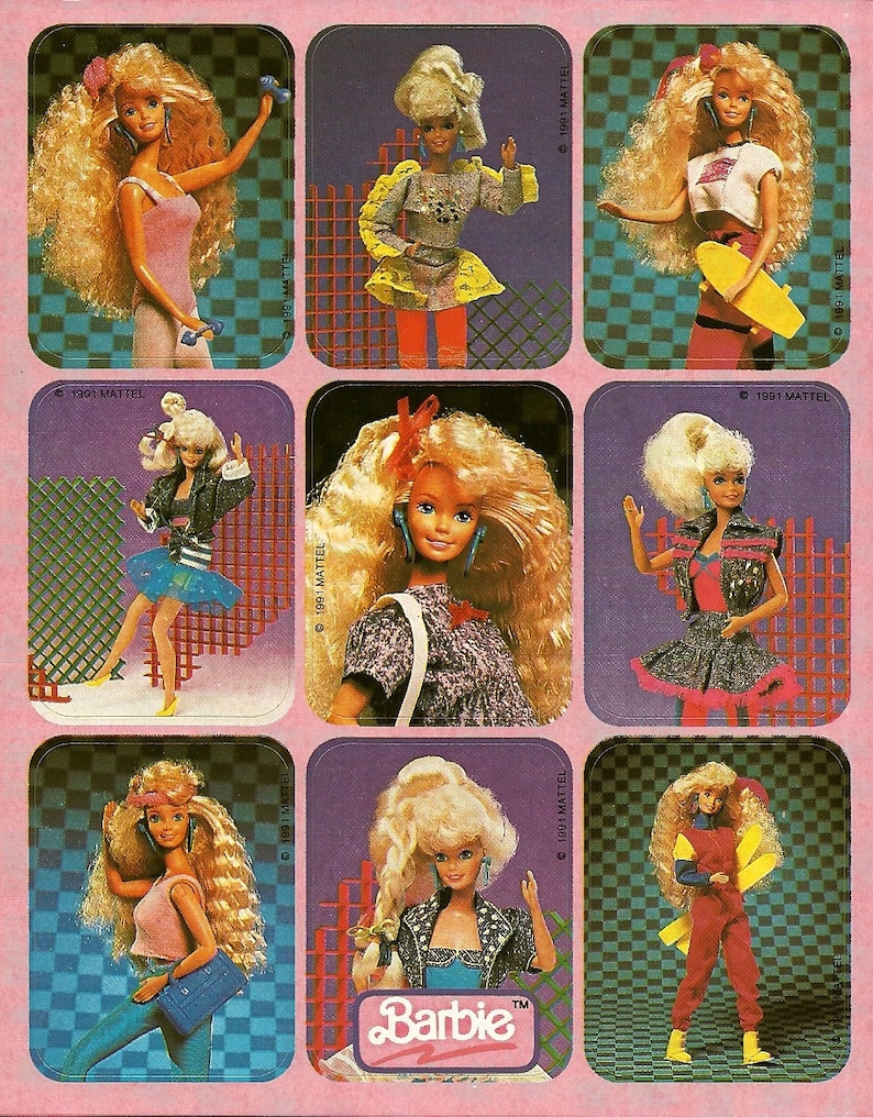vintage barbie 80s