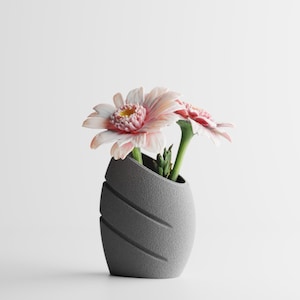 Modern Minimalist Planter: Sculptural Vase for Home Decor