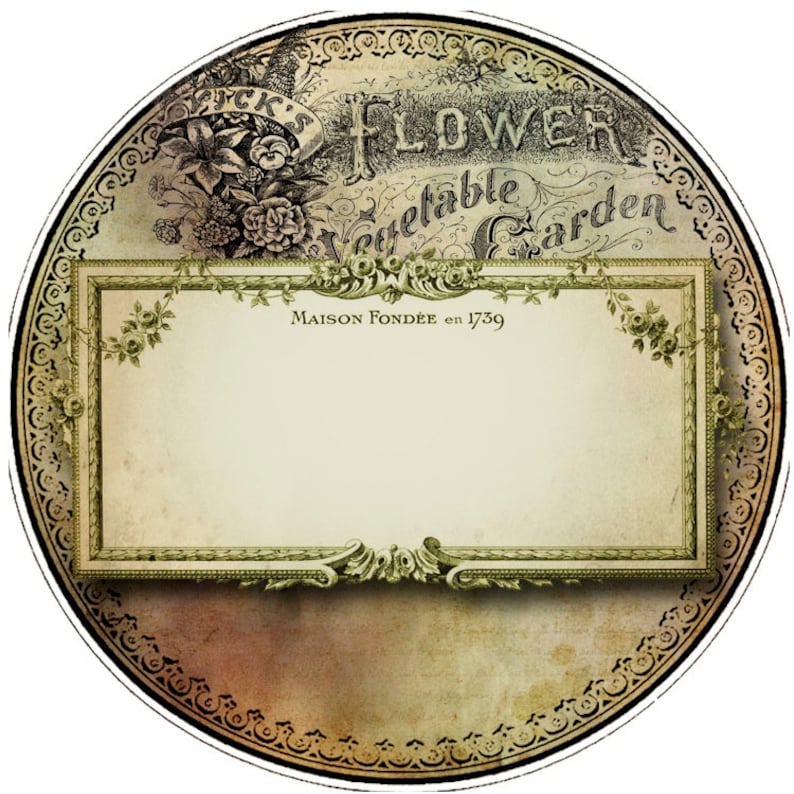 2.50 Victorian Canning Labels Printable Canning Labels Wide Etsy