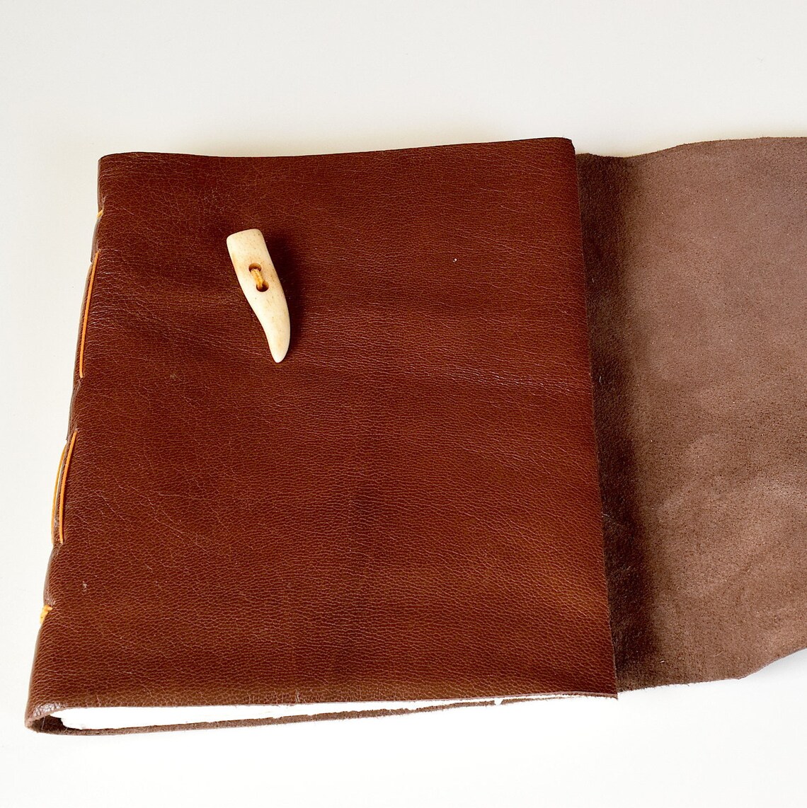 Leather Sketchbook Leather Mixed Media Journal Brown Leather Etsy