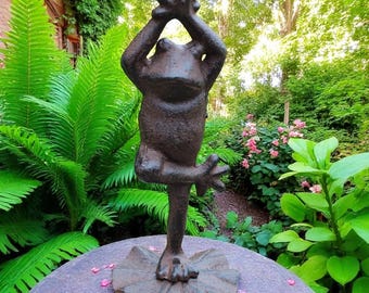 Coniglietto in piedi coniglio per interni/esterni statua in resina da giardino