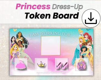 Princess Token Board, Princess Token Chart, Autism, SPED, Special  Education, PRINTABLE ONLY - Etsy