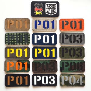 Your Custom Name Patch 3.5&quot;x2&quot; Callsign Lasercut Cordura with Velcro