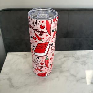 Spicy book club 20oz steel tumbler