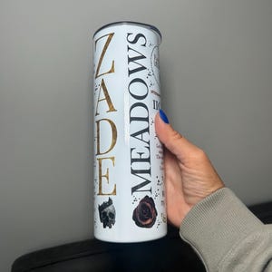 Haunting Adeline Zade Meadows 20oz steel tumbler