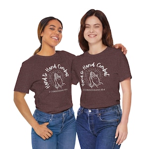 Christian Praying Hands T-Shirt: Hand to Hand Combat Tee image 7