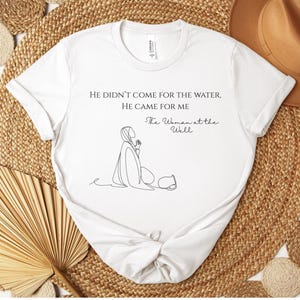 Christian Women&#39;s T-Shirt: Woman at the Well, Story of Grace